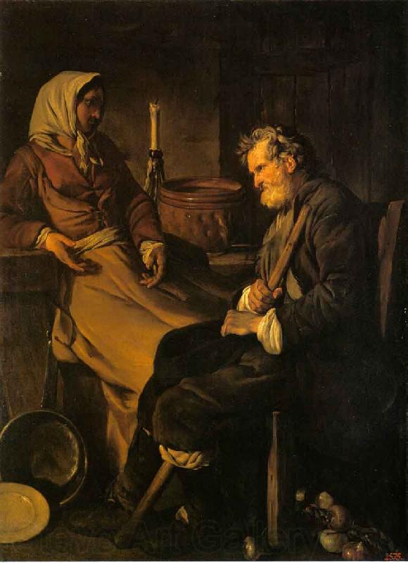 Jean-Baptiste marie pierre Old Man in the Kitchen Germany oil painting art